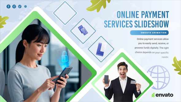 Online Payment Services Slideshow для After Effects