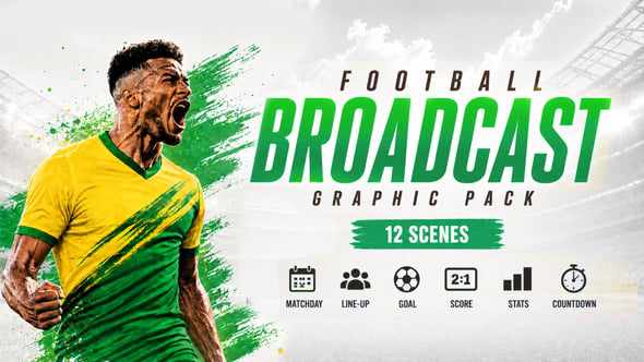 Football Broadcast Graphic Pack для After Effects