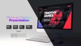 Mockup Desktop — презентация веб-сайта для After Effects